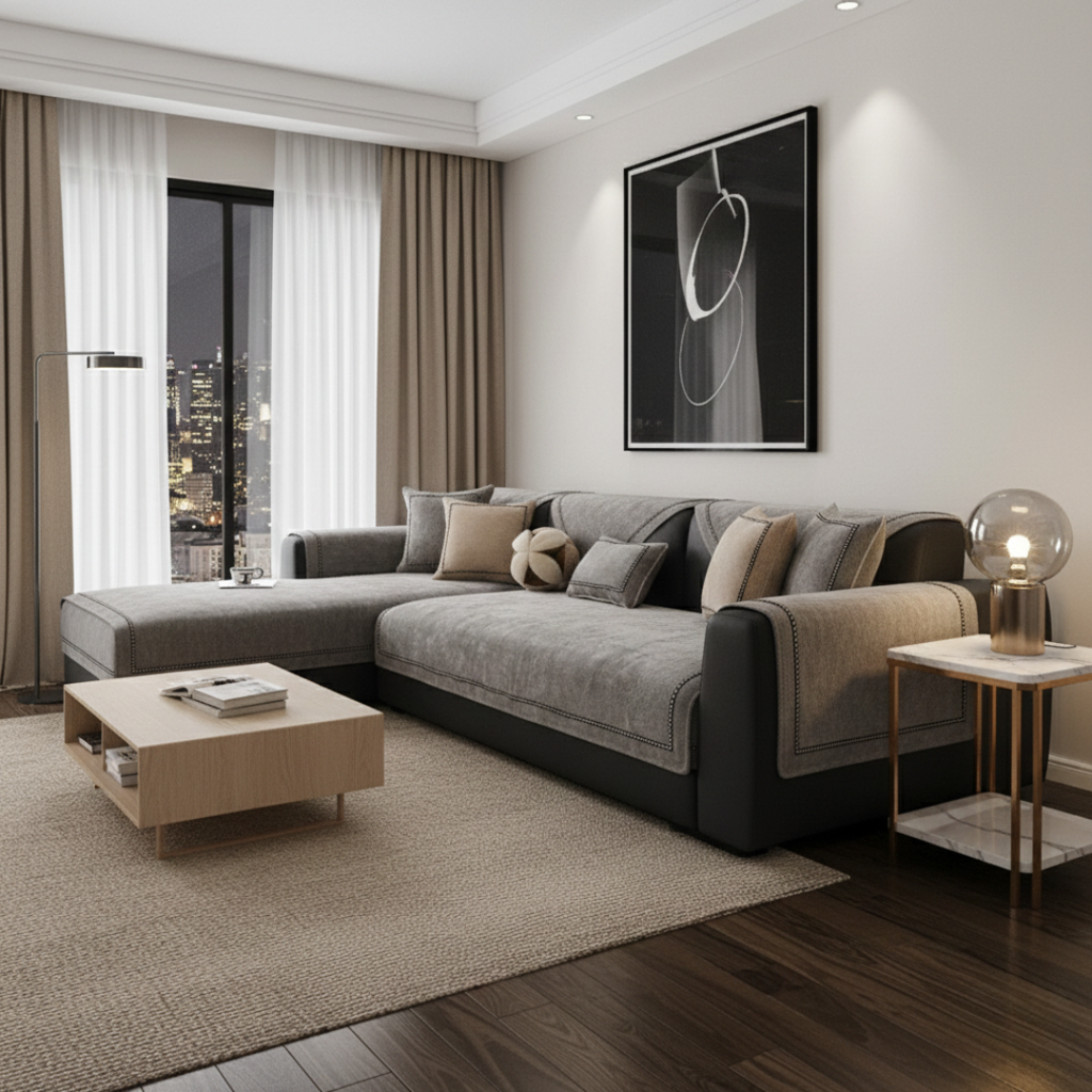 Chenille Non Slip Sofa Cover For Elegant Comfort And Protection | Rosalyssa
