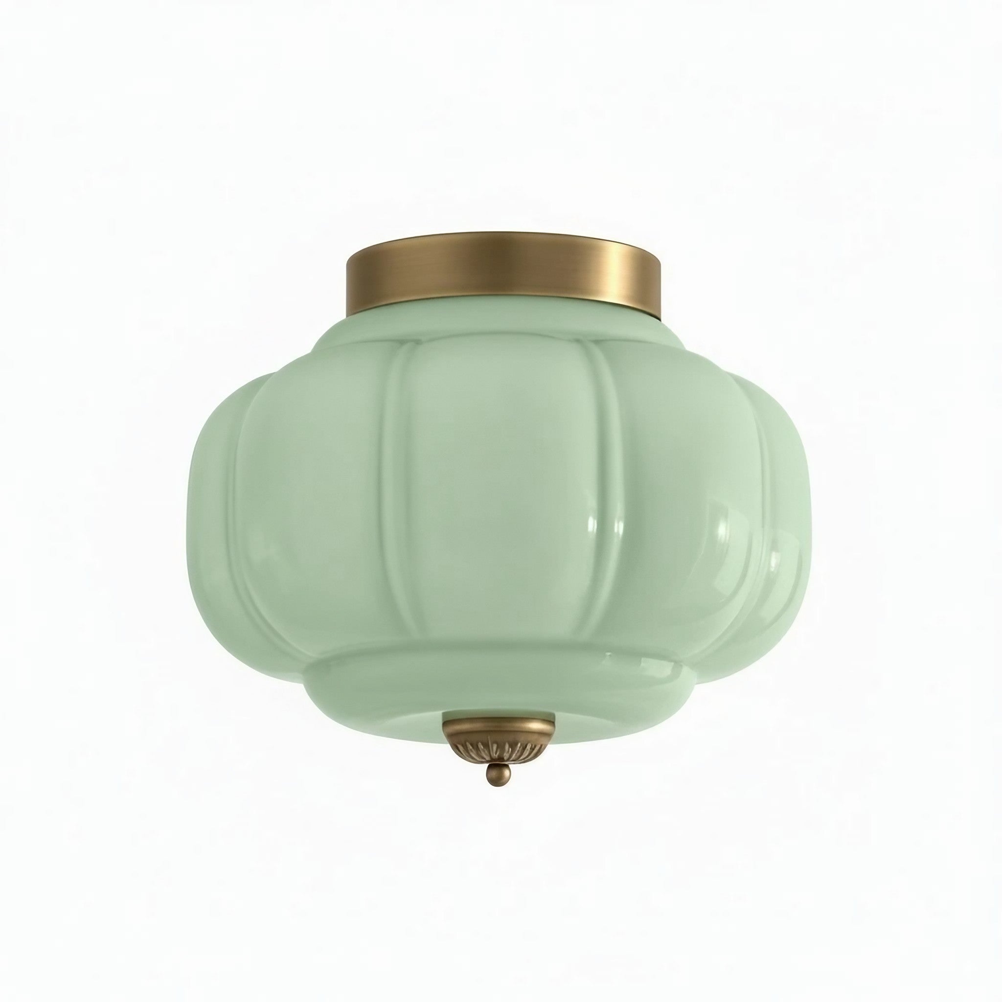 Stropní svítidlo Milk Glass s skleněným stínidlem, moderní přisazené, skandinávský styl