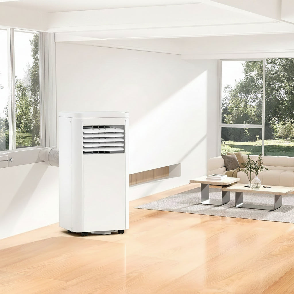 Condizionatore d'aria portatile 8000 BTU con raffreddamento, deumidificazione e ventilatore