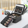 Valigetta da viaggio per il trucco per la Festa della Mamma con specchio LED Organizer cosmetico portatile