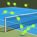 Utendørs 40-hulls lette pickleballballer for trening og spill