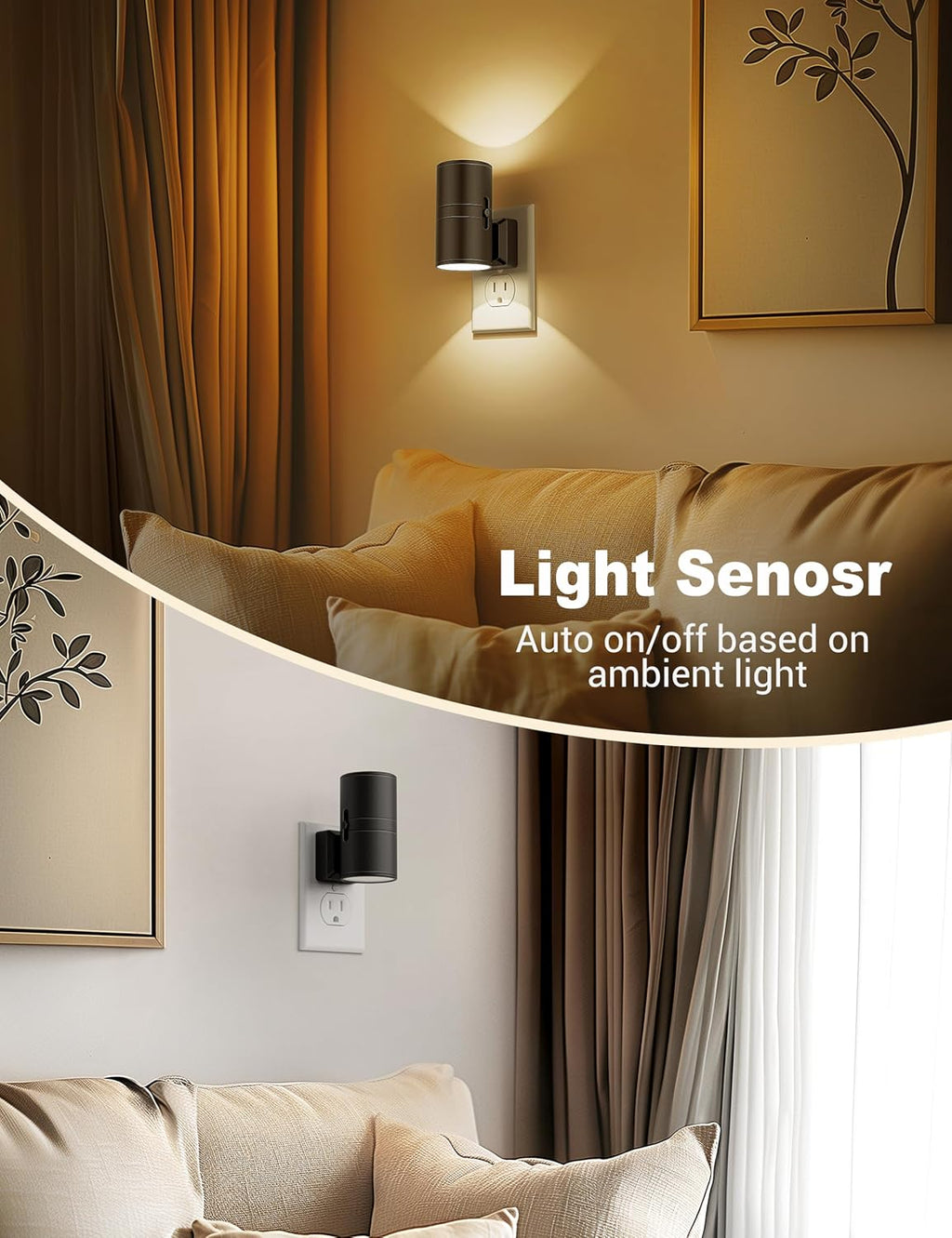 NightNova LED-Nachtlicht mit intelligenter dimmbarer Steckerlampe