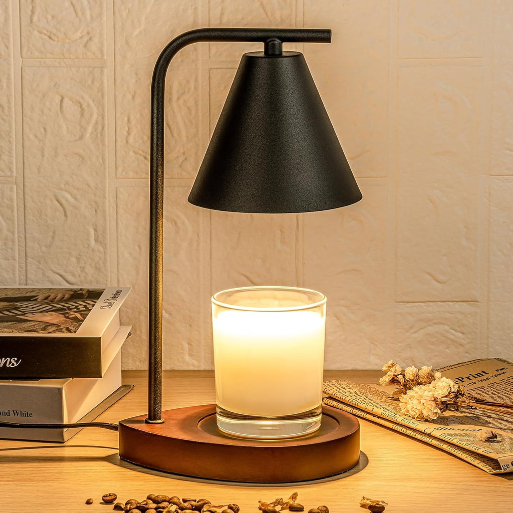 Lampada elettrica scaldacera per candele da tavolo