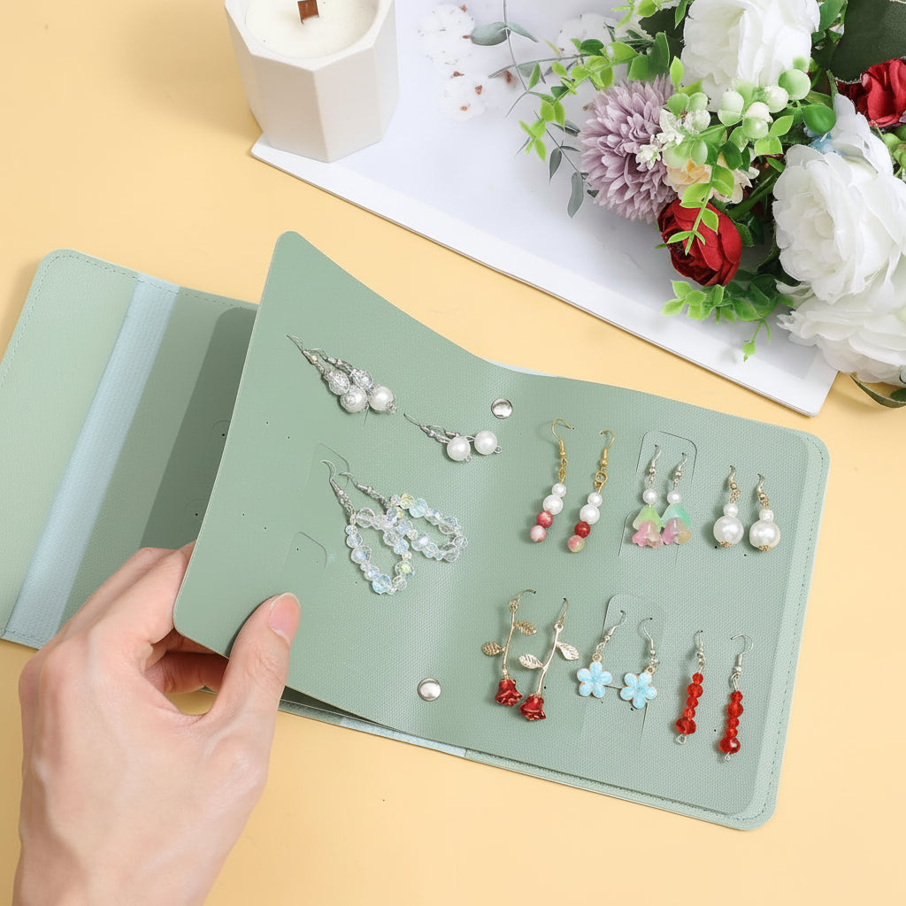 Foldable Travel Jewelry Organizer For Earring Storage Mothers Day Gift