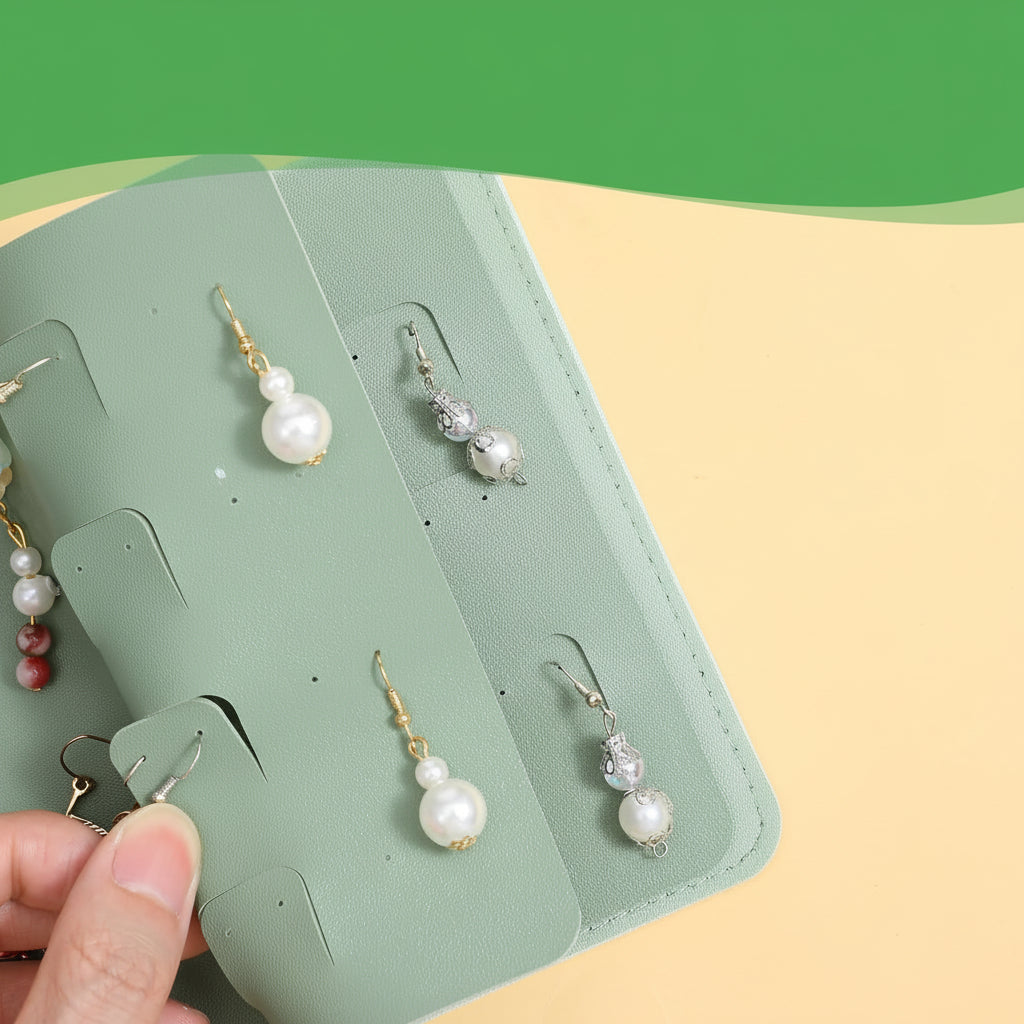 Foldable Travel Jewelry Organizer For Earring Storage Mothers Day Gift