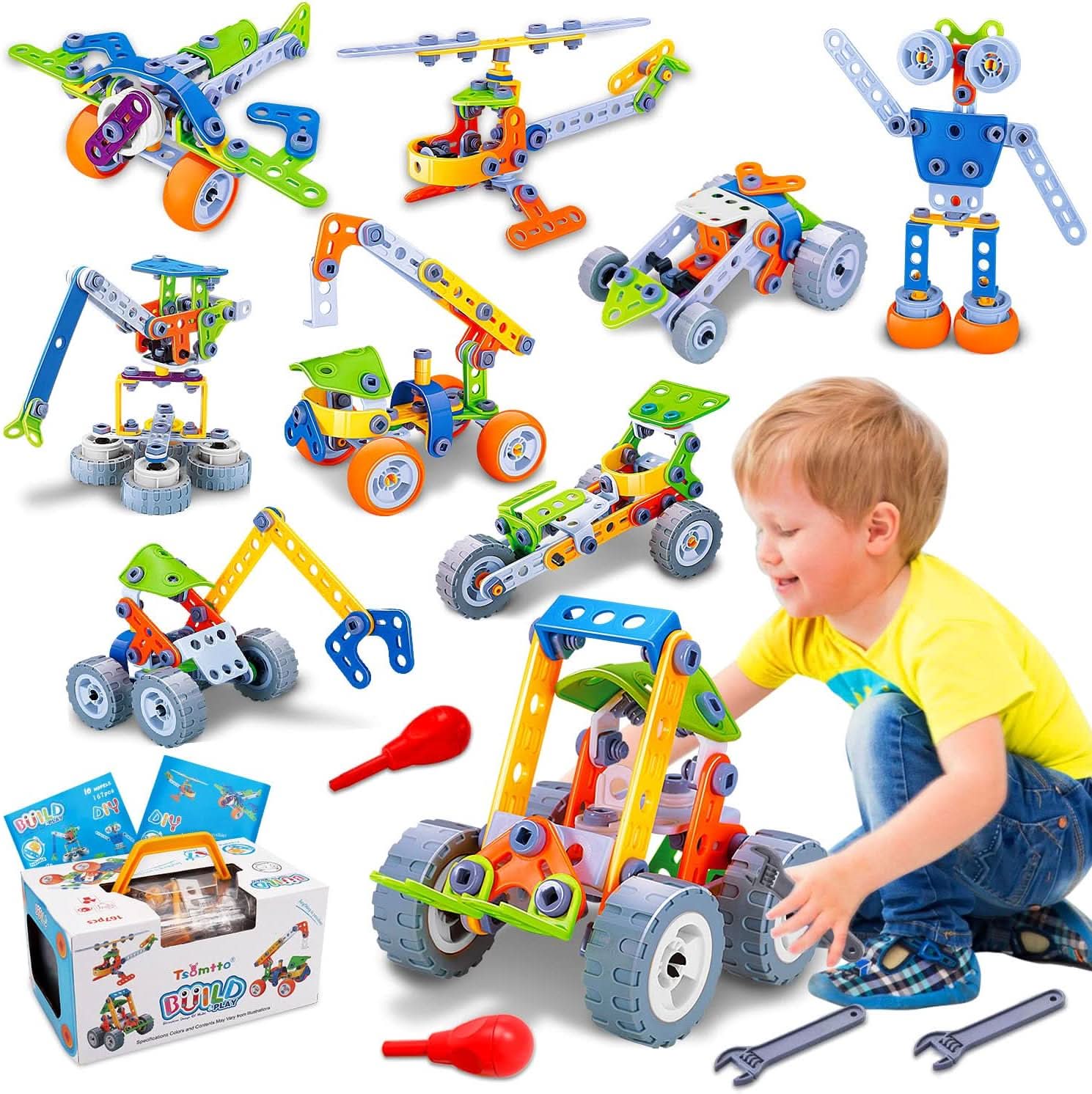 Ensemble de Construction Imagination Builders pour Enfants Encourage la Résolution de Problèmes