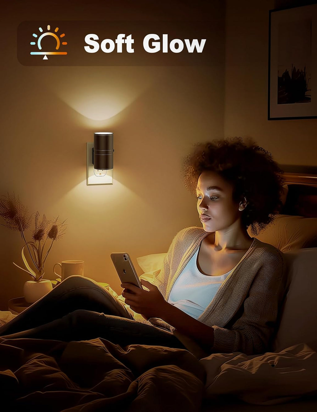 NightNova LED-Nachtlicht mit intelligenter dimmbarer Steckerlampe