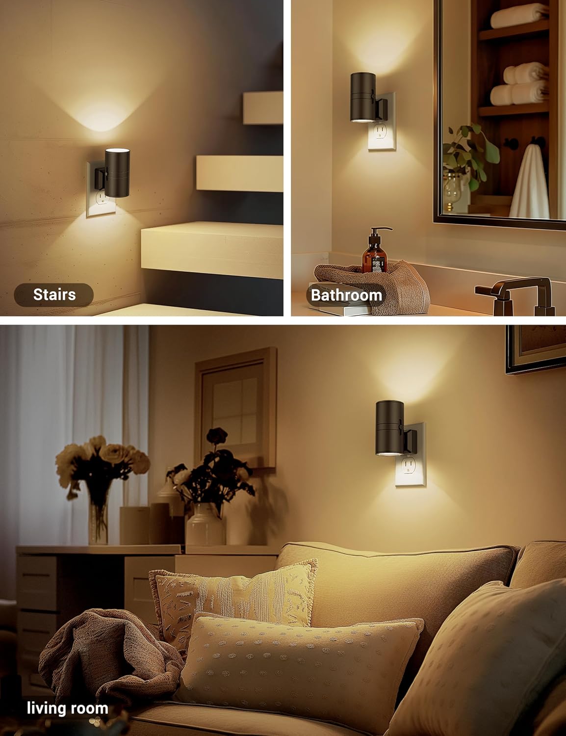 NightNova LED-Nachtlicht mit intelligenter dimmbarer Steckerlampe