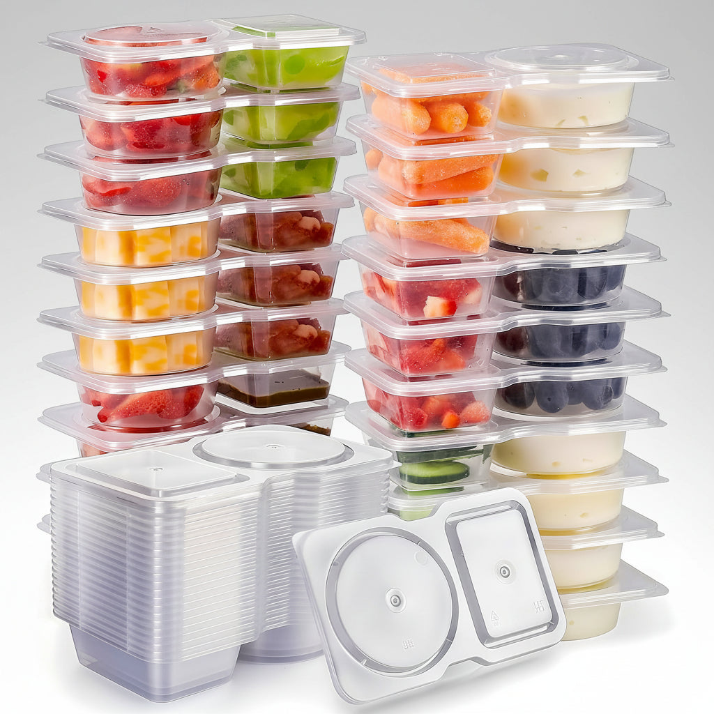 Snack Containers With Lids For Meal Prep And Travel