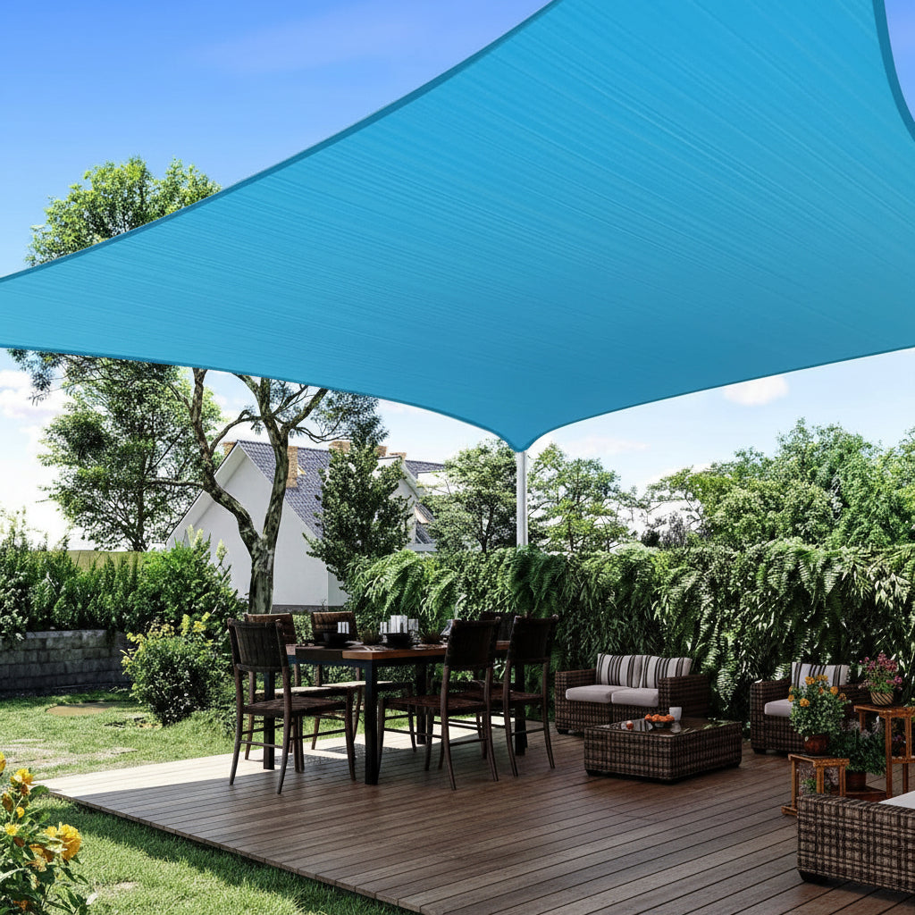 Rektangulært markise med UV-beskyttelse til have og terrasse