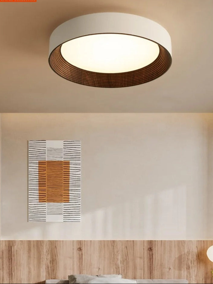 Lumenara Crest Contemporary Ceiling Light With Acrylic Shade