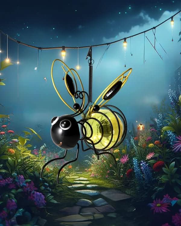 BeeGlow solární zahradní světlo Bee pro ambientní atmosféru