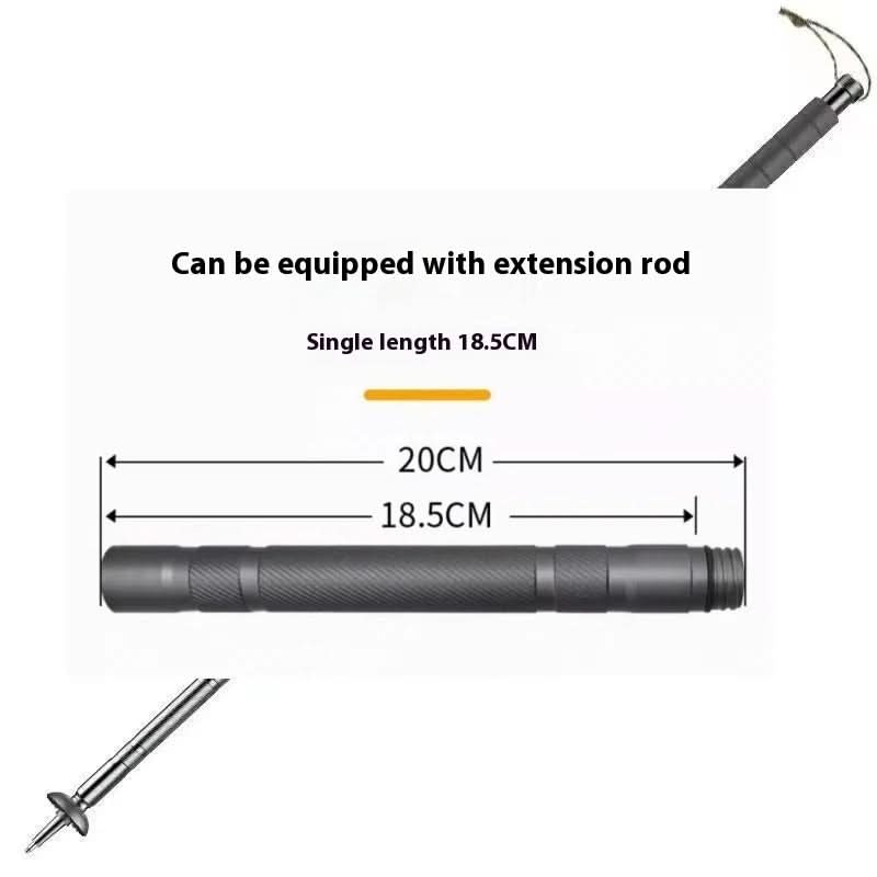 PathGuard TrekMate Tactical Hiking Pole With Multi Tool For Outdoor And Emergencies