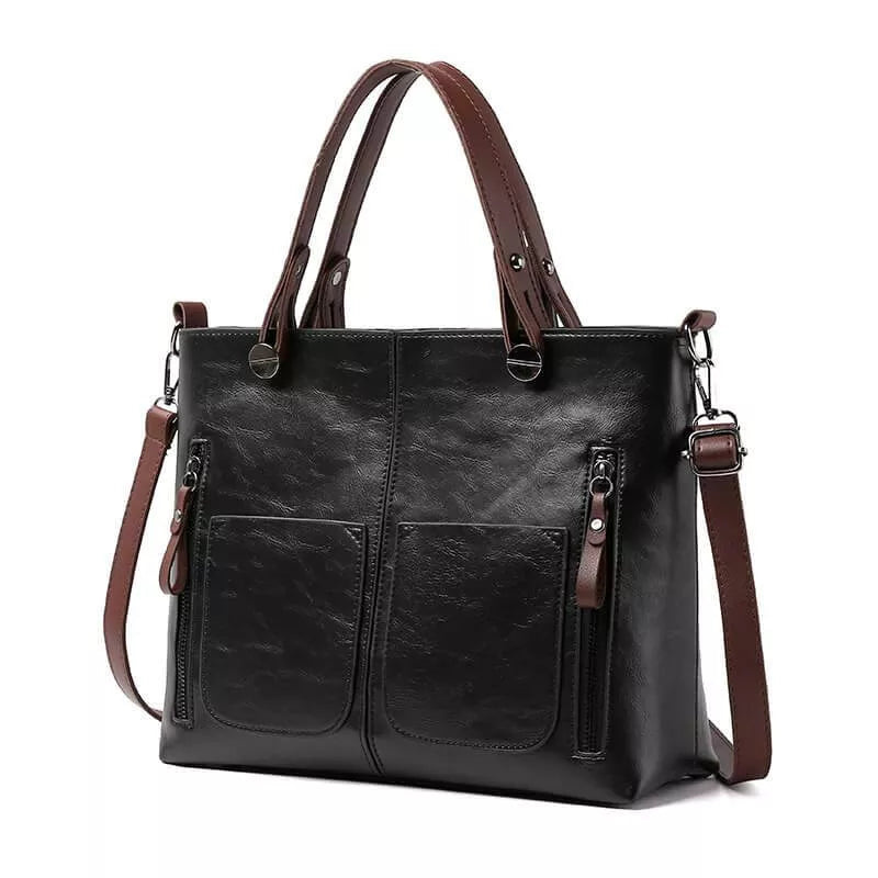 Sac à main en cuir vintage Aurelia style classique