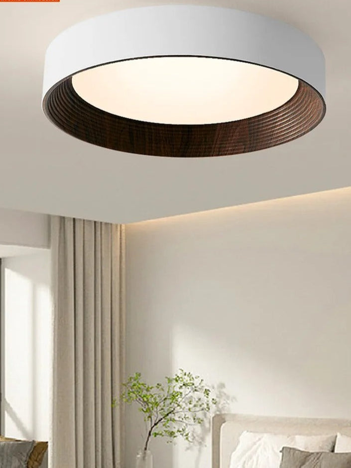 Lumenara Crest Contemporary Ceiling Light With Acrylic Shade