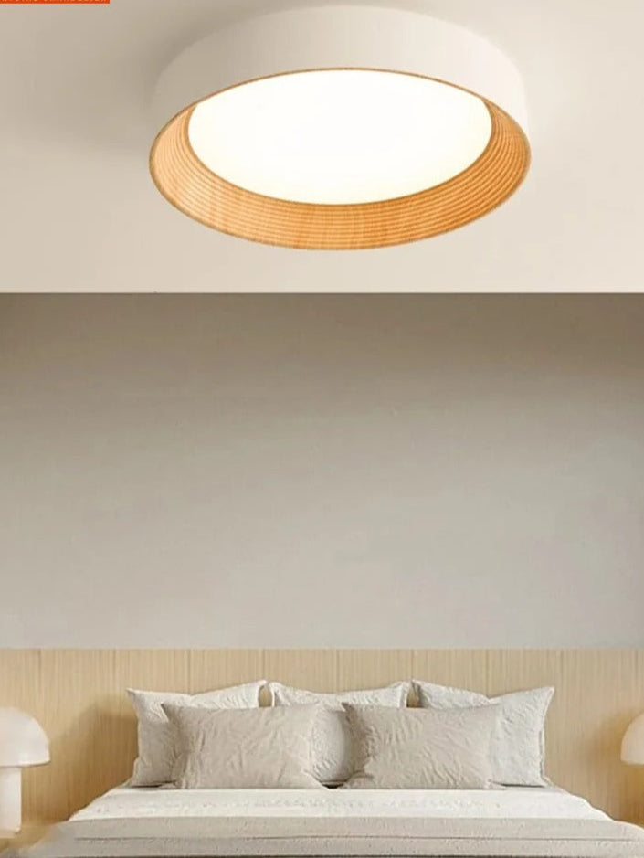 Lumenara Crest Contemporary Ceiling Light With Acrylic Shade