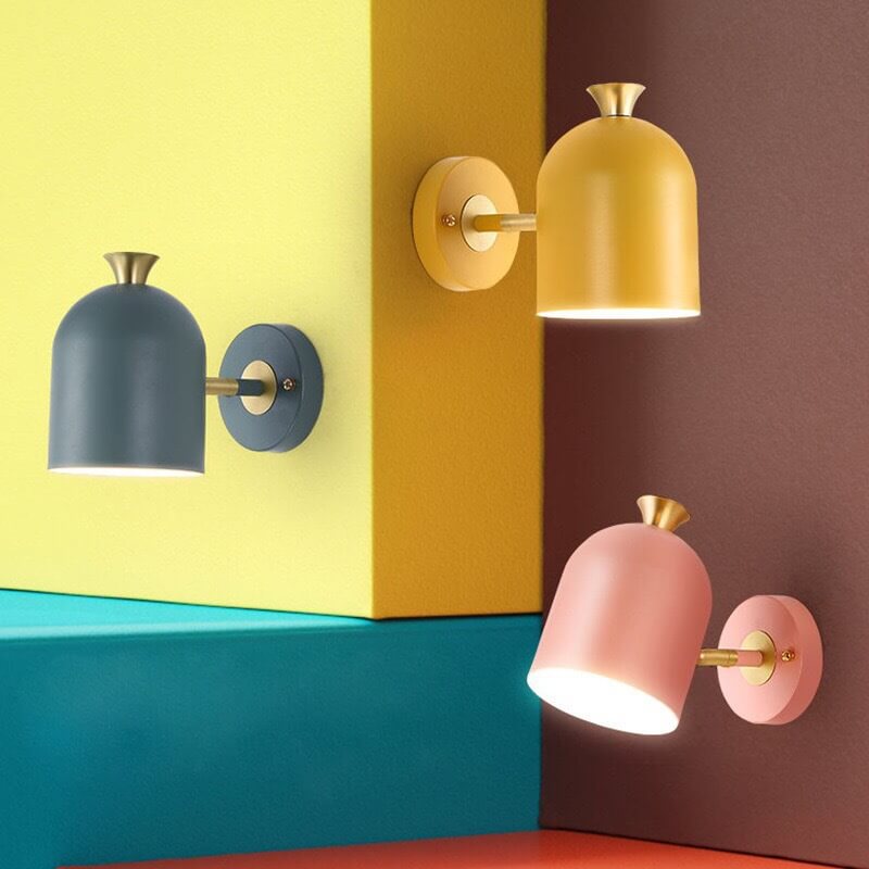 Lampă de perete Aurora cu design cilindric din metal