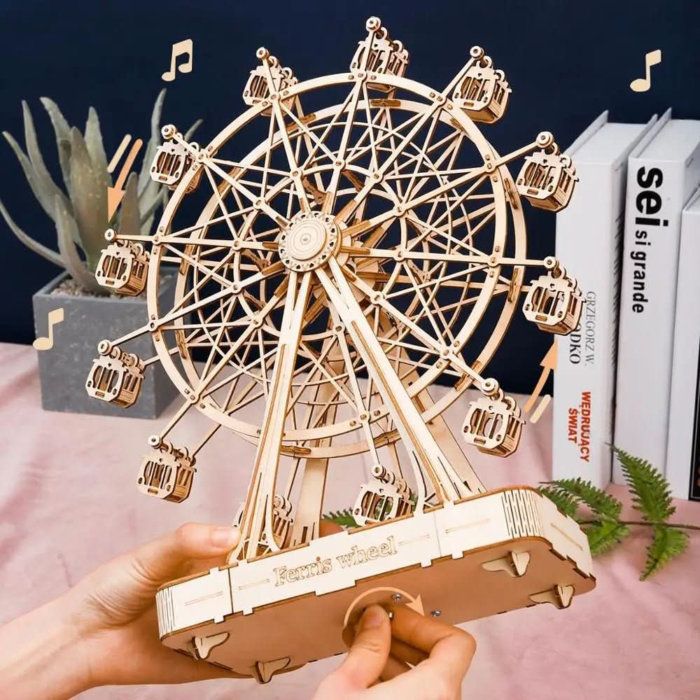 CraftLoom 3D puiset maailmanpyöräpaketti itse koottavaksi