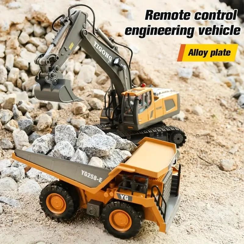 AeroBuild RC Digger: Ultimate Remote-Controlled Construction Vehicle For Adventures