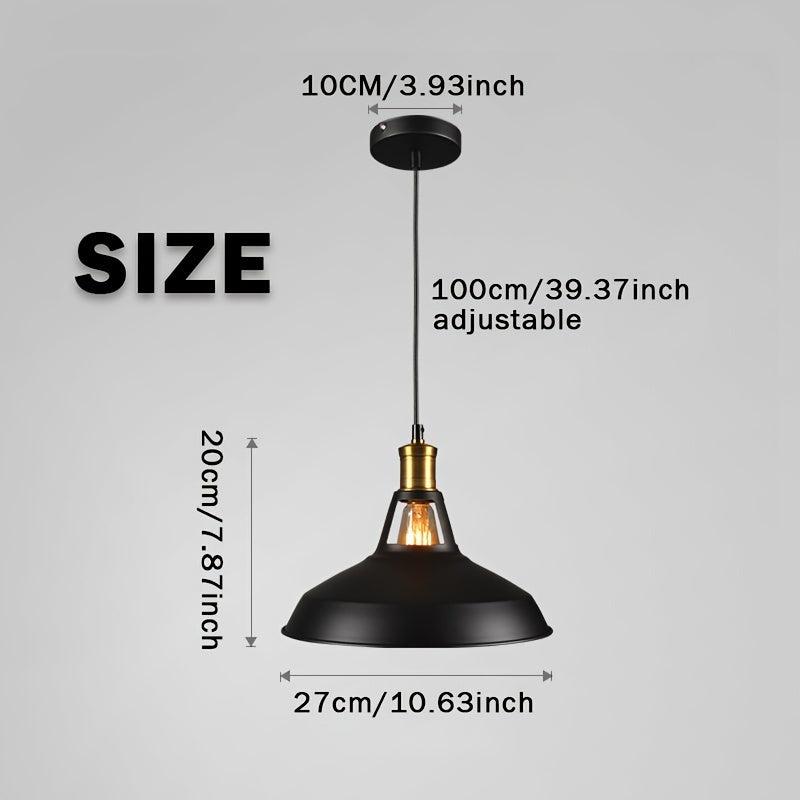 Retro Loft Style Industrial Pendant Light For Kitchens And Dining Areas