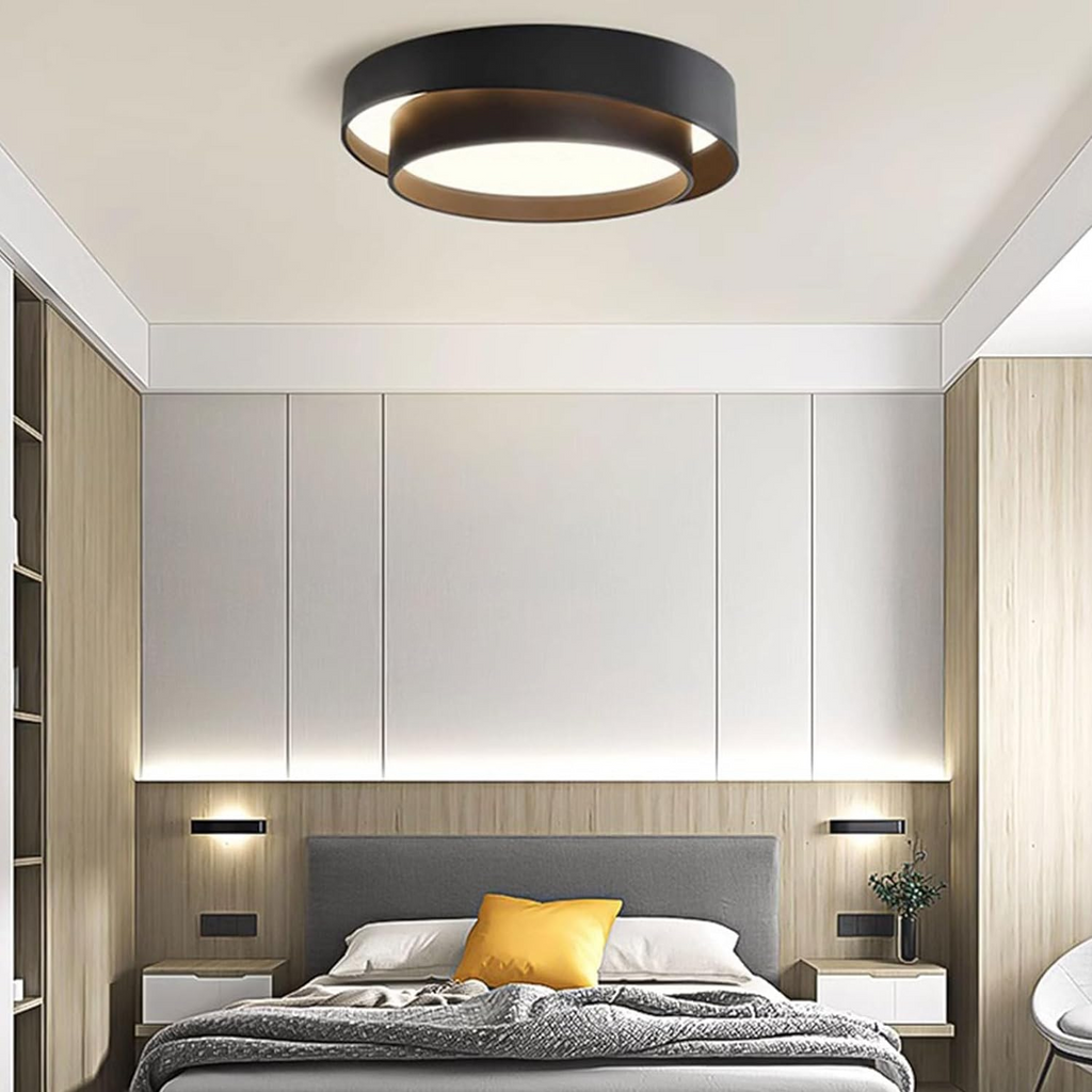 Nordische runde LED-Deckenlampe im minimalistischen Design
