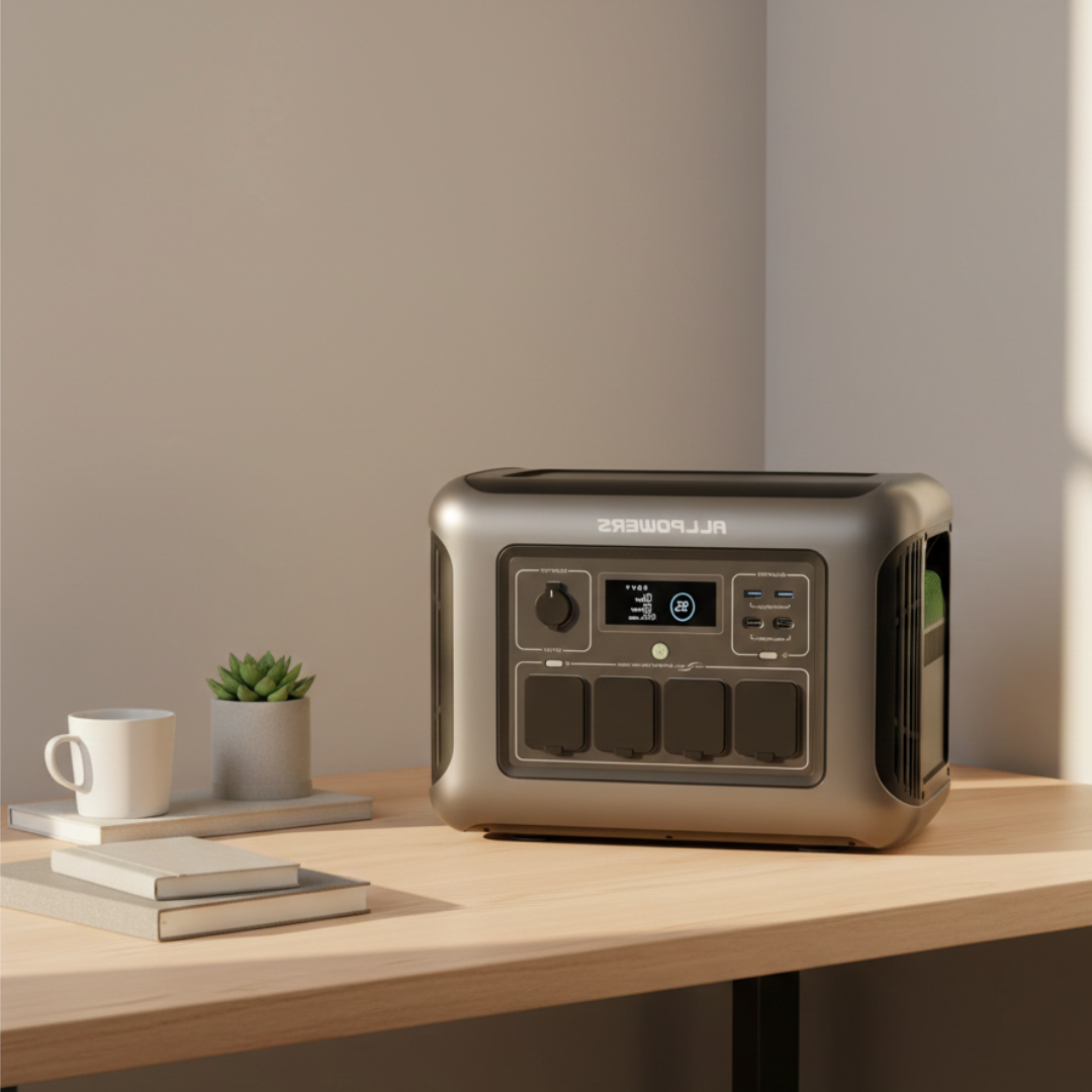 Station d'alimentation portable PowerMax capacité 1056Wh pour secours hors réseau | Rosalyssa