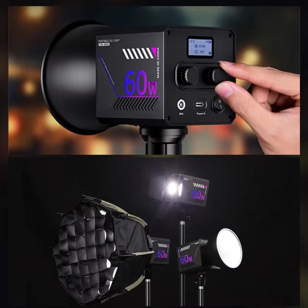 Portable RGB Video Light for Photography and Streaming | Rosalyssa