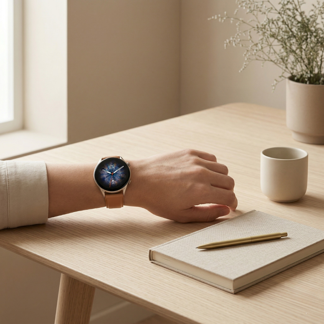 Fitness Smartwatch With AMOLED Display Activity Tracker And Bluetooth Watch | Rosalyssa