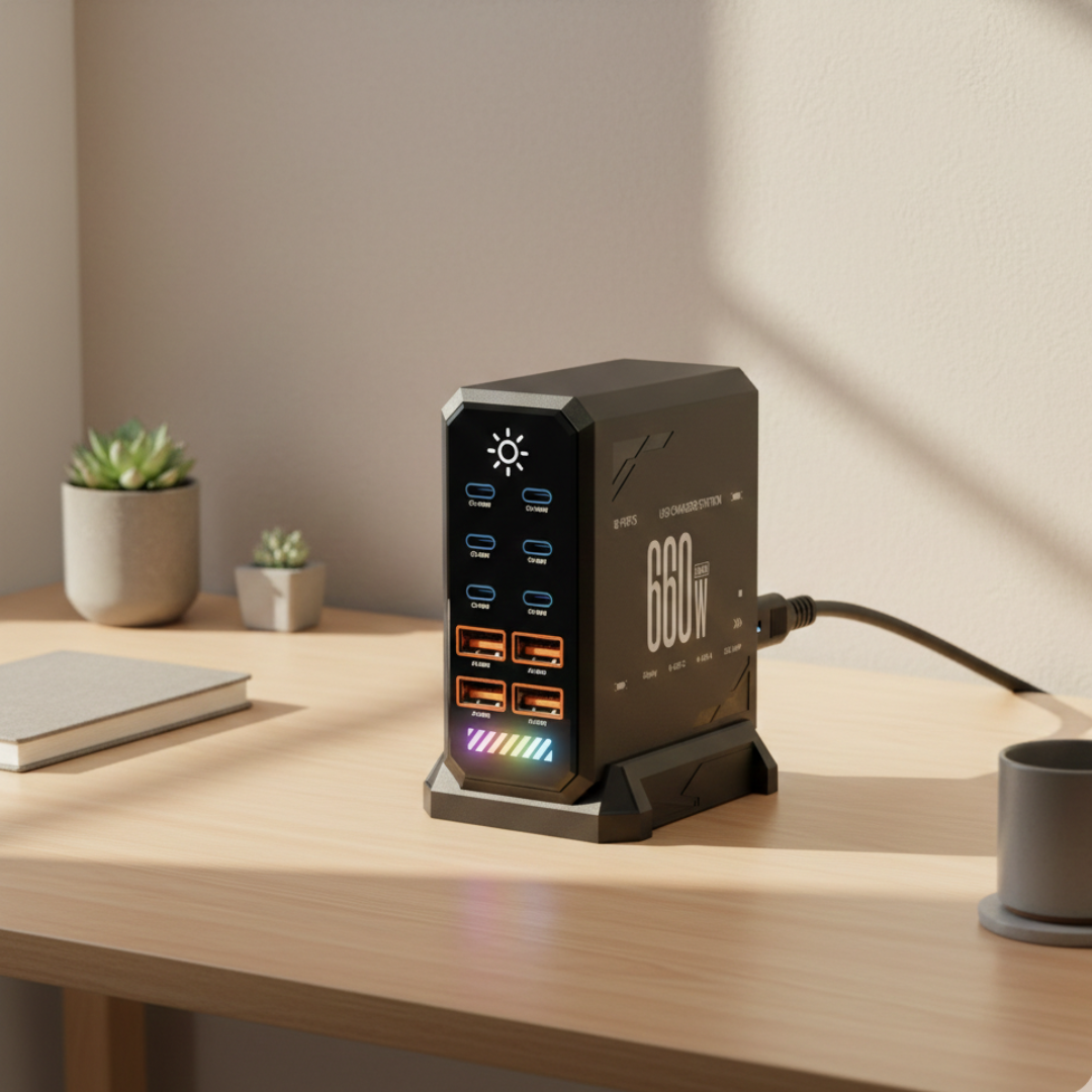 USB-C Charging Station for Multiple Devices and More | Rosalyssa