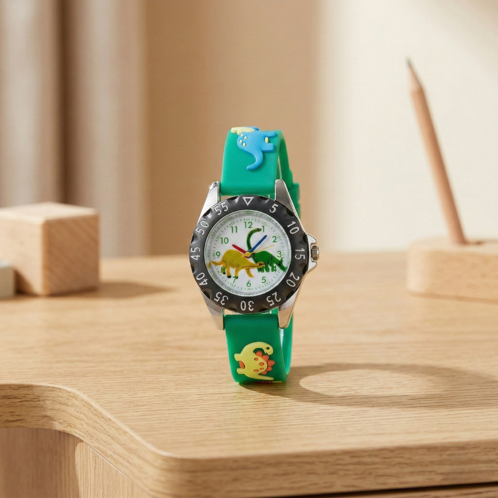 Dinosaur Kids Wrist Watch With Playful Timepiece For Children | Rosalyssa