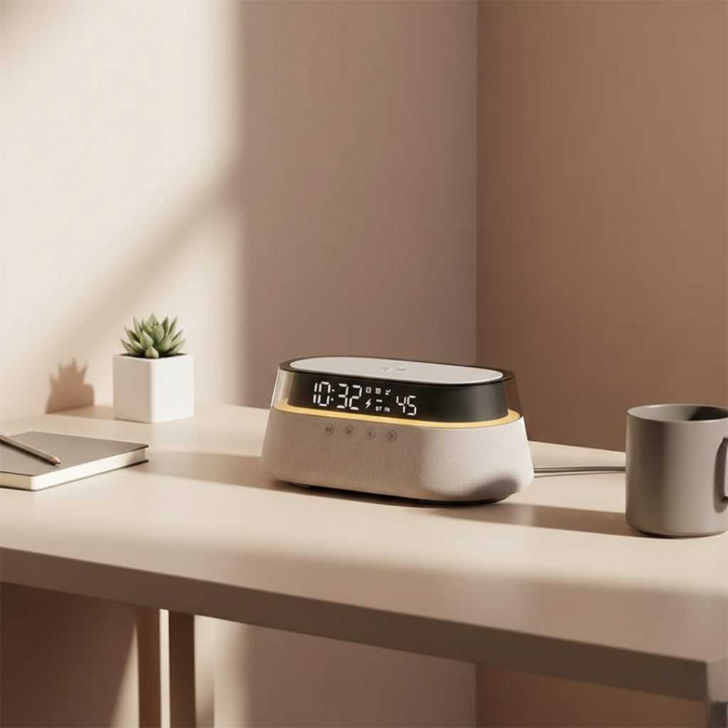 Reloj Despertador Inteligente con Altavoz Bluetooth para Dormitorio | Rosalyssa