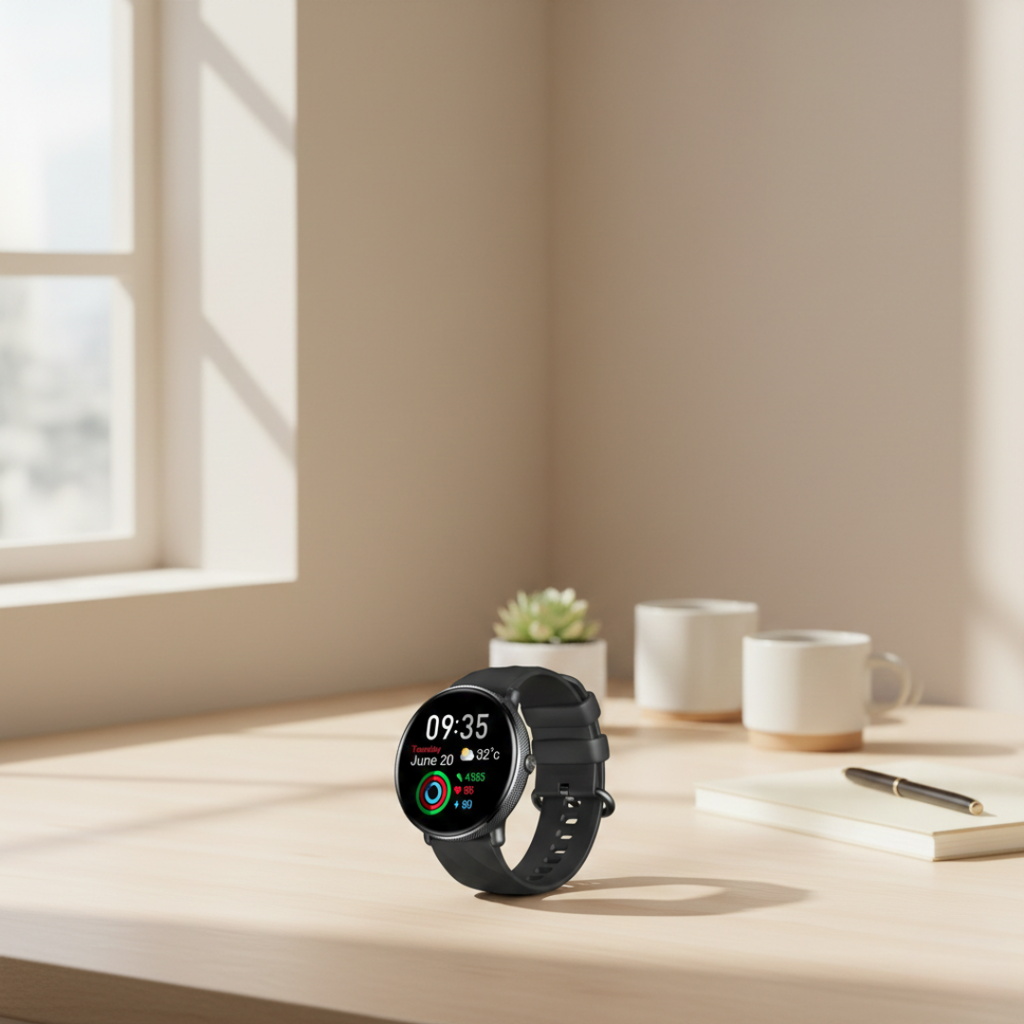 AMOLED Smartwatch With Bluetooth Calling And Waterproof Stainless Steel Smart Watch | Rosalyssa