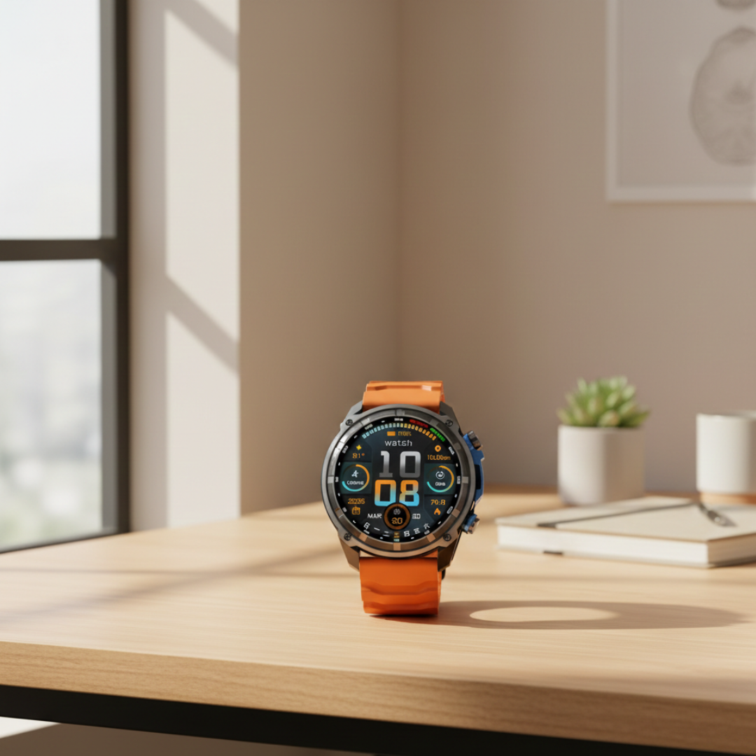 Smartwatch GPS impermeabile da esterno con mappe offline – Orologio attività | Rosalyssa