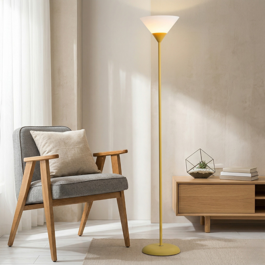 Lampadaire moderne avec luminosité réglable pour salons | Rosalyssa