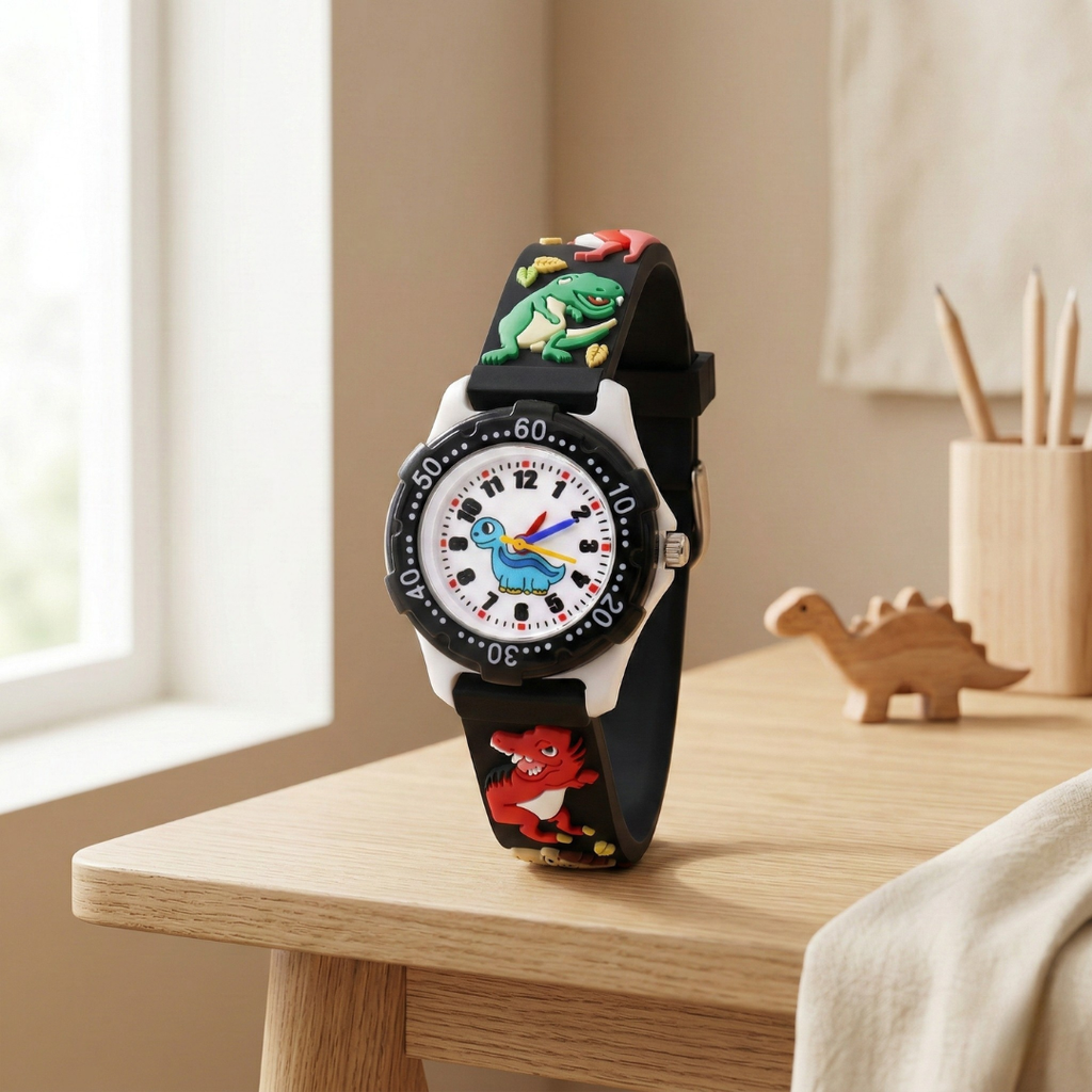 Dinosaur Quartz Kids Watch For Fun And Everyday Adventures | Rosalyssa
