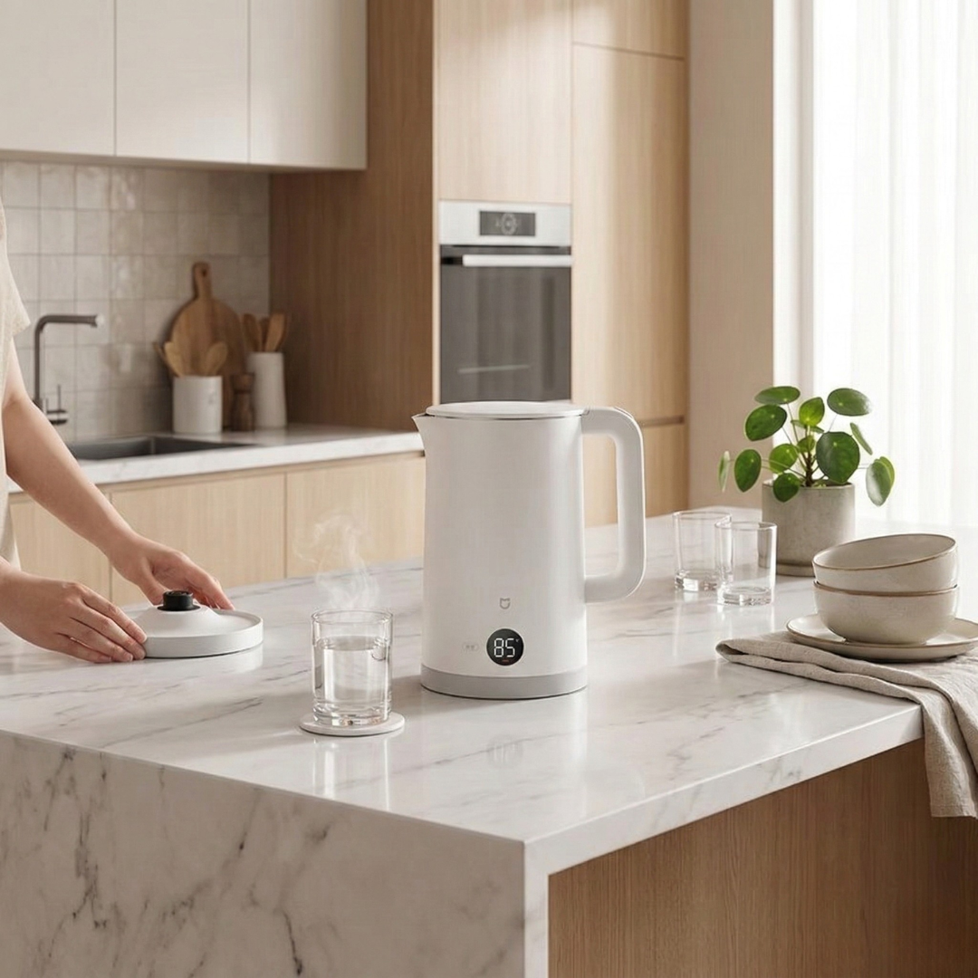 Stainless Steel Electric Kettle 1.7L Capacity For Home Kitchen | Rosalyssa