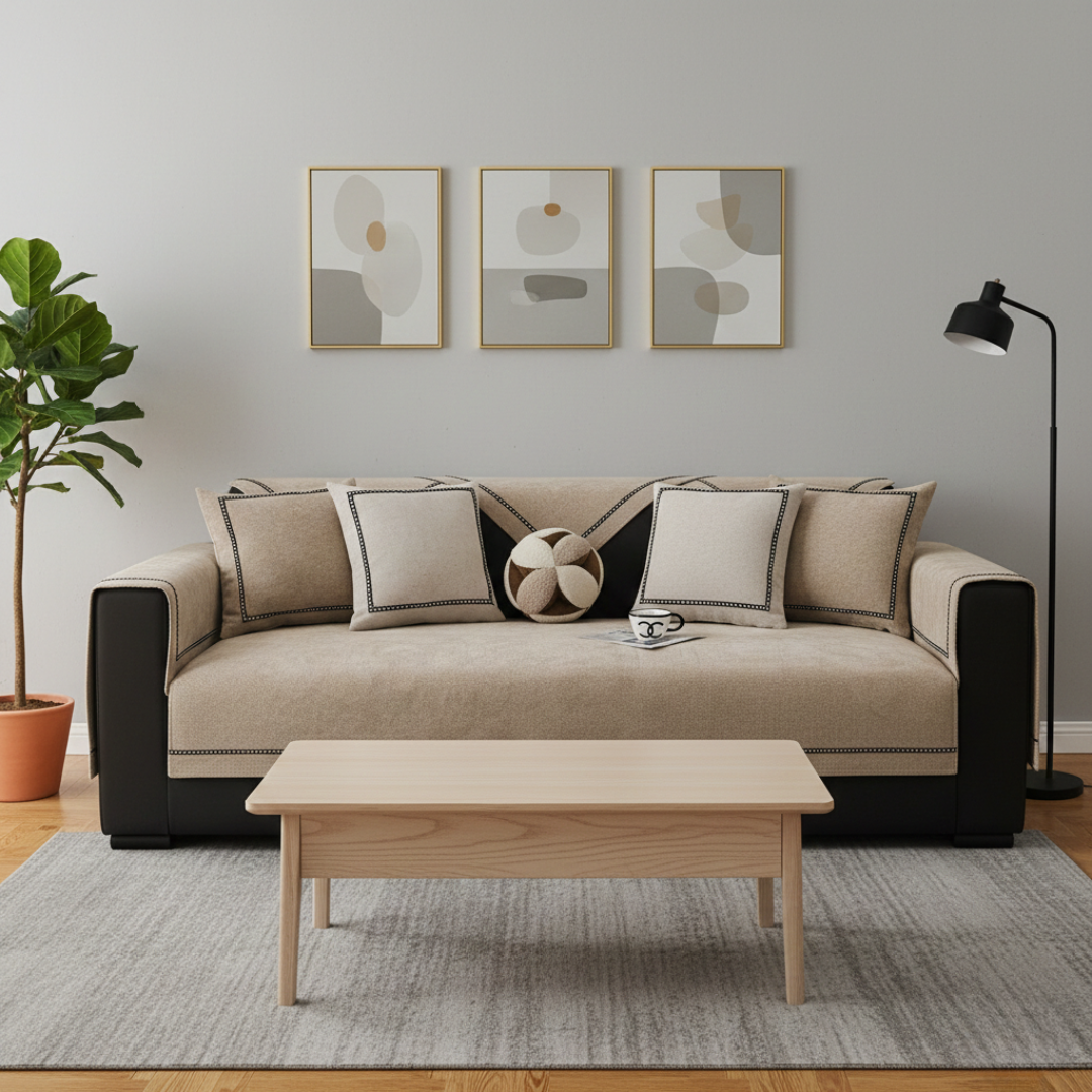 Chenille Non Slip Sofa Cover For Elegant Comfort And Protection | Rosalyssa
