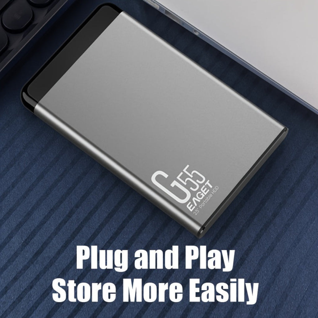 Slim přenosný externí SSD disk pro USB úložiště a zálohy