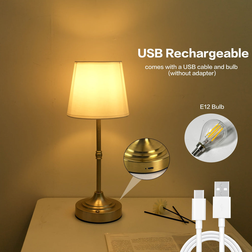 USB nabíjecí lampa s nastavitelným jasem, bezdrátová pro stoly