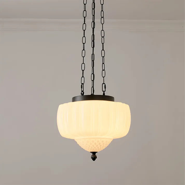 Lunara Zeitgenössische Glas- und Stahl-Pendelleuchte für moderne Innenräume | Snurv