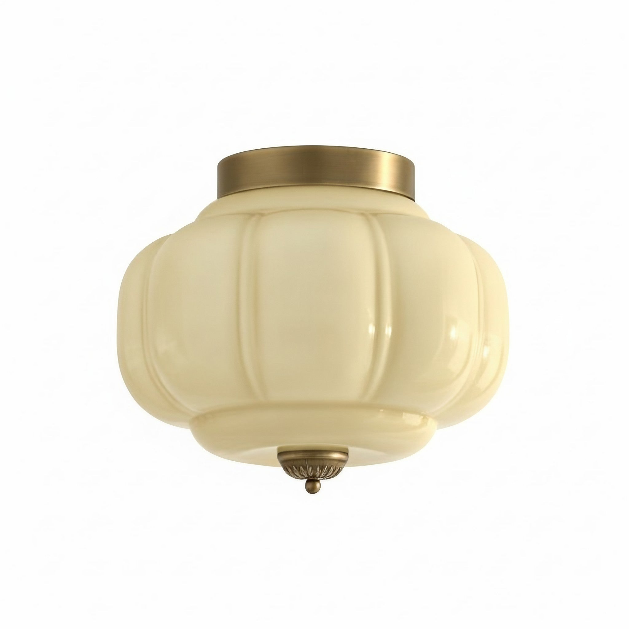 Stropní svítidlo Milk Glass s skleněným stínidlem, moderní přisazené, skandinávský styl