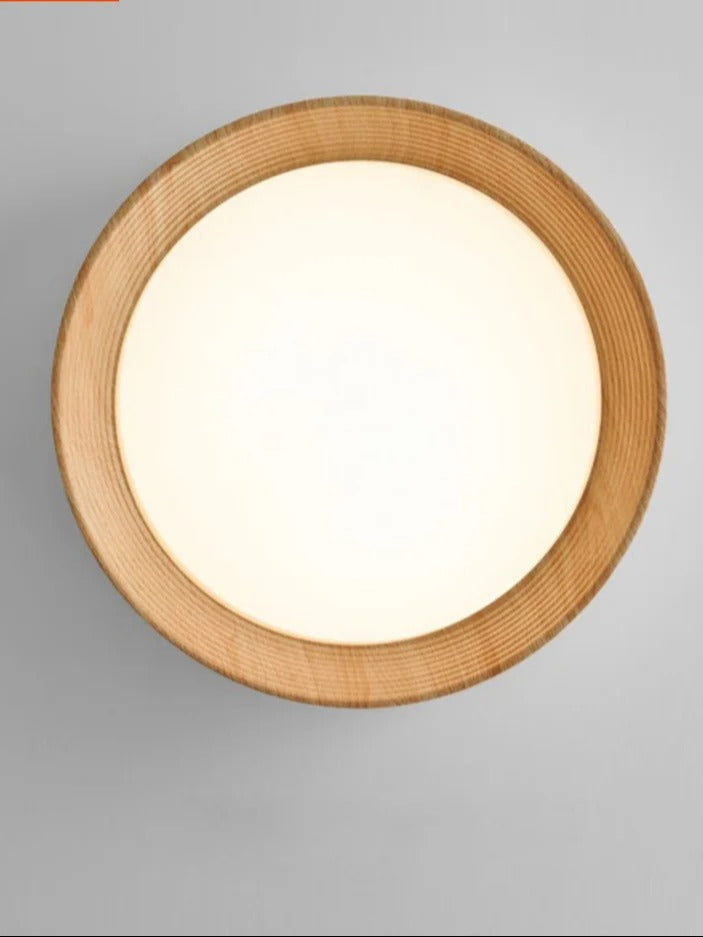 Lumenara Crest Contemporary Ceiling Light With Acrylic Shade
