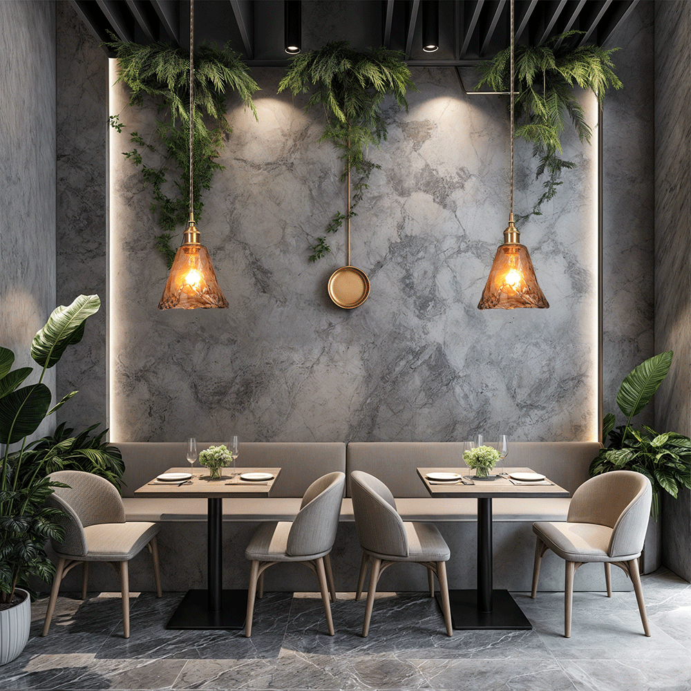 Aurelo Glass Pendant Lights For Modern Kitchen And Bath