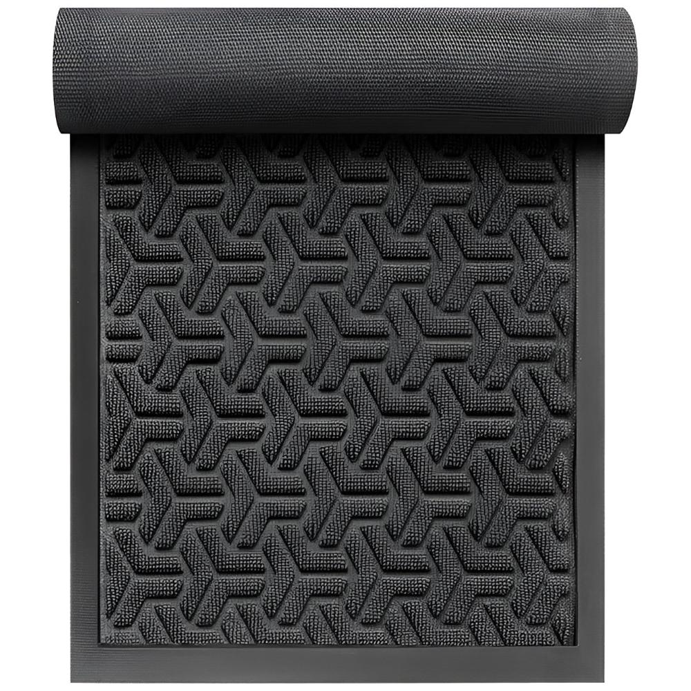 Geometric Pattern Door Mat for Entryways and Hallways