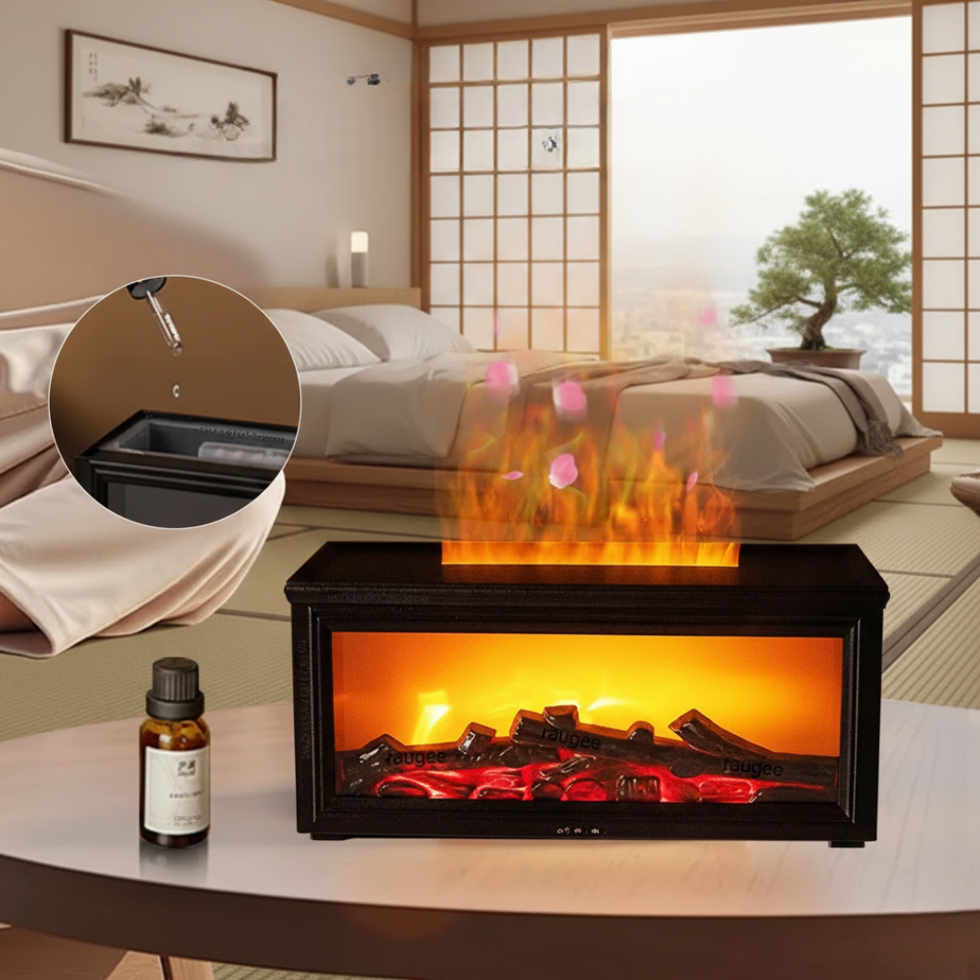 Flame Mist Ultrasonic Aroma Diffuser For Home Or Office | Rosalyssa