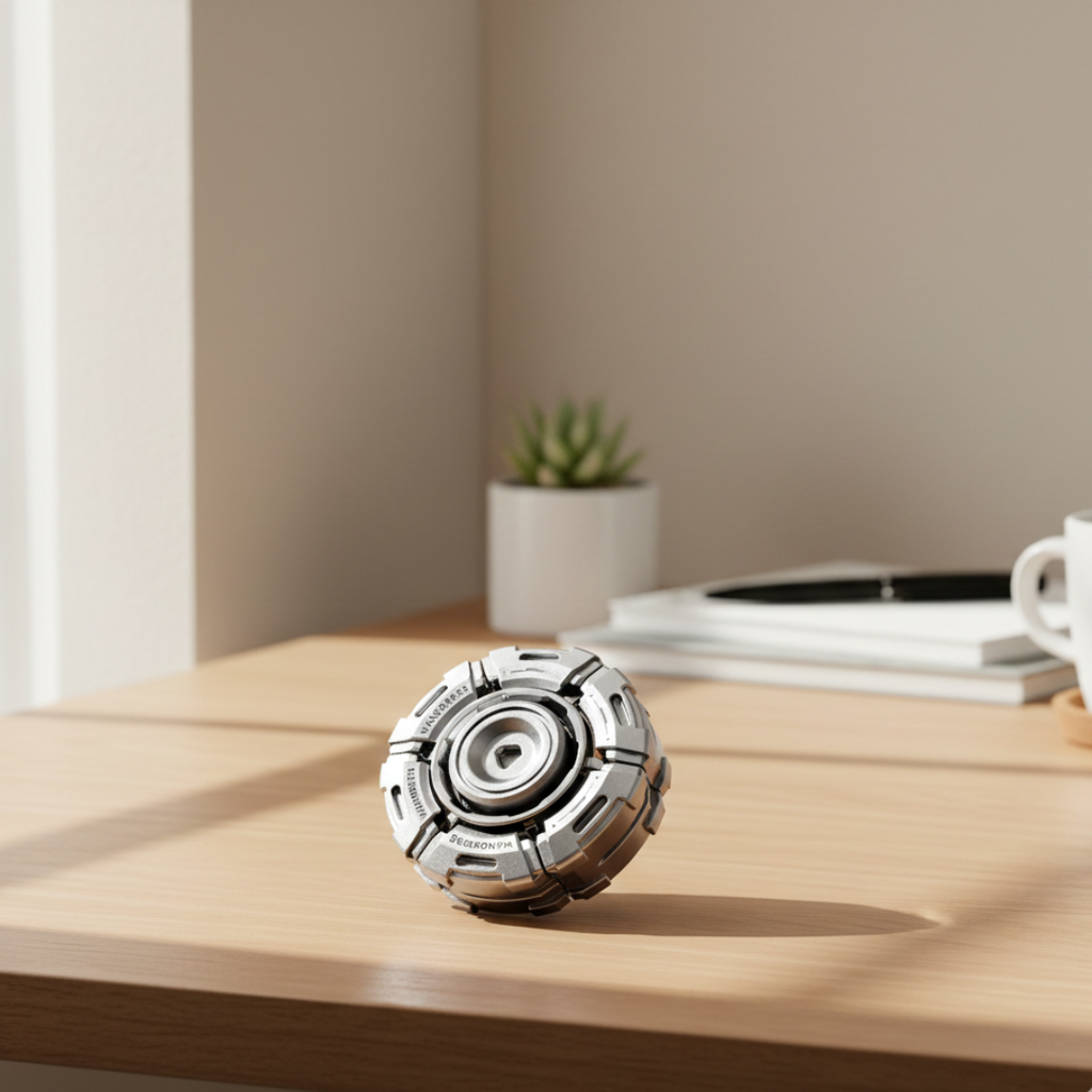 Glødende metal fidget spinner til skrivebord eller kontorbrug hver dag | Rosalyssa