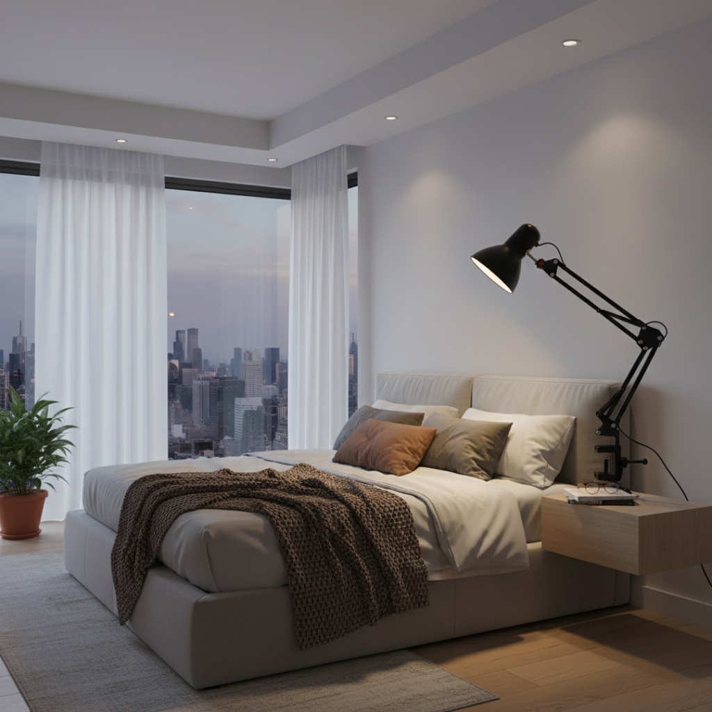Lampe de table moderne réglable pour bureau à domicile et salon | Rosalyssa