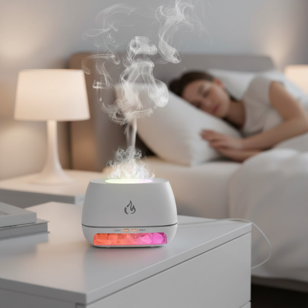 Himalaya Salt Luftfugter til Hjemme- og Kontorbrug | Rosalyssa