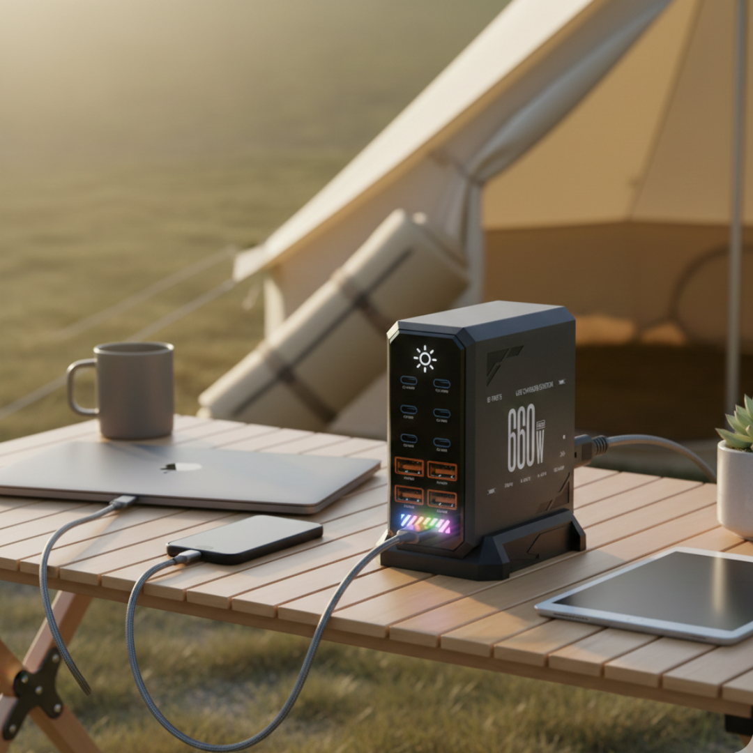 USB-C Charging Station for Multiple Devices and More | Rosalyssa