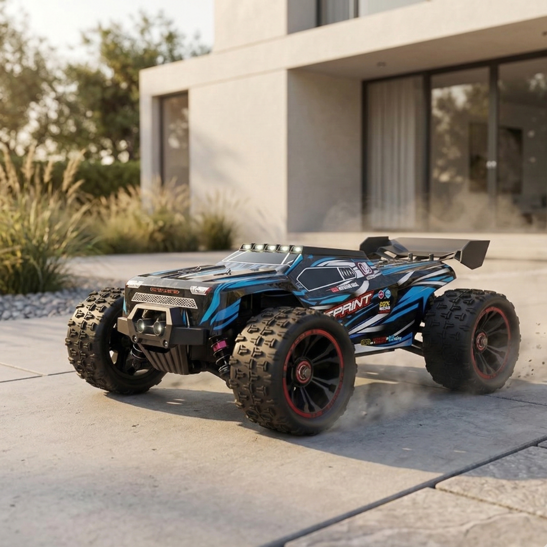 Bezuhlíkový 1:16 měřítko 4WD vysokorychlostní RC off-road závodní auto na dálkové ovládání | Rosalyssa